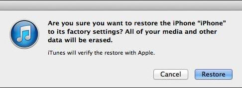 restore iphone to factory resettings